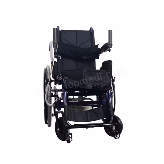 Fauteuil roulant électrique debout, équipement médical de personnalisation de base, fauteuil roulant pour personnes âgées handicapées