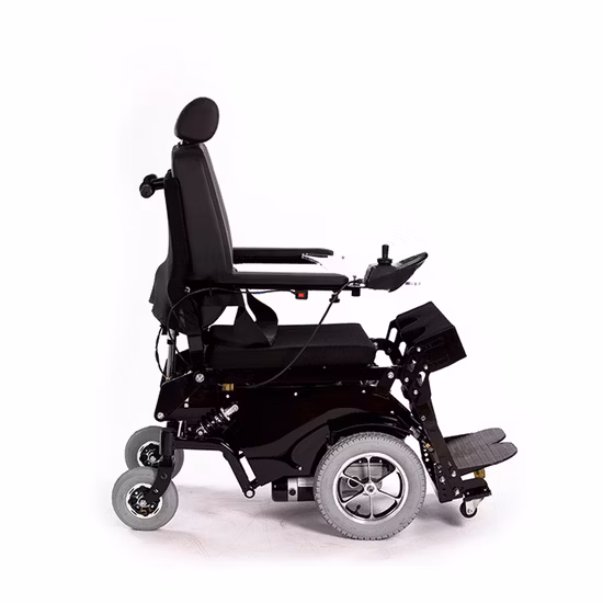 Fauteuil roulant électrique handicapé debout Sedia a Rotelle Elettrica réglable en hauteur