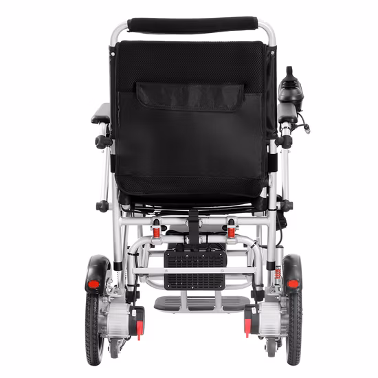 Fauteuil roulant électrique inclinable léger compact en alliage d'aluminium 21 kg pour adultes et enfants